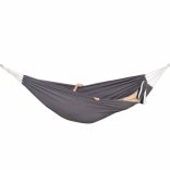 Dupla függőágy 200 kg-os kerti hintaszék 200x150 cm sötétszürke