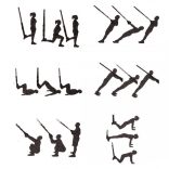 TRX edzőszalag készlet