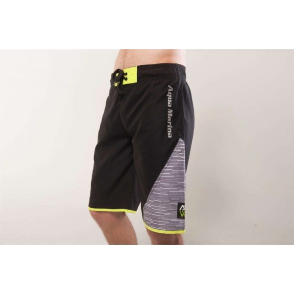 Férfi SUP rövidnadrág DIVISION BLACK+GREY, AQUA MARINA