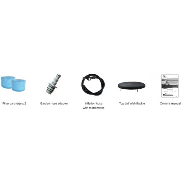 MSpa CONFORT BERGEN C-BE041 felfújható pezsgőfürdő 4 szem. jacuzzi