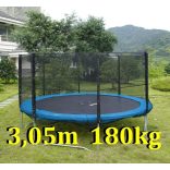 ROUND TRAMBULIN 305cm +védőháló 180kg !!!!  szett