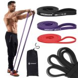 Fitness erősítő gumiszalag Springos 3 x 210 cm