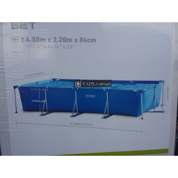 INTEX Családi medence 450x220x85cm 