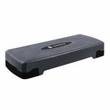 AEROBIC STEPPER - ÁLLÍTHATÓ MAGASSÁGÚ szürke fekete