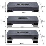 AEROBIC STEPPER - ÁLLÍTHATÓ MAGASSÁGÚ szürke fekete