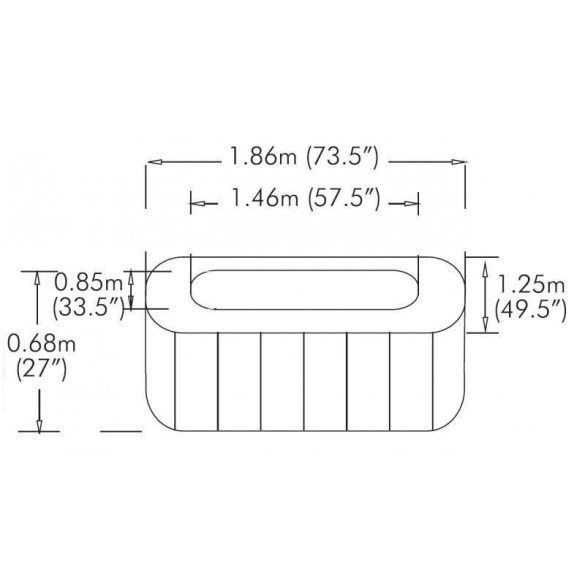 MSpa Delight medencetest  NEST D-NE02