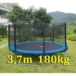 ROUND TRAMBULIN 370cm +védőháló 180kg !!!  szett