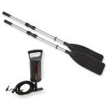 Intex szett , gumicsónak Seahawk 4 + Elektromos csónakmotor 40lbs + motortartó