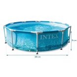 INTEX Kerti medence Beachside Metal Frame 305 x 76 cm 28208