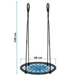 Fészekhinta fekete / kék 60CM