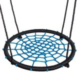 Fészekhinta fekete / kék 60CM