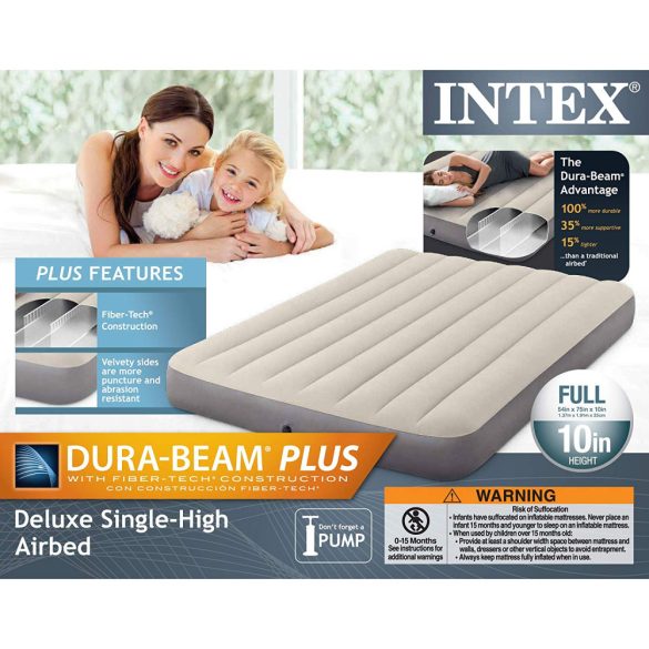 Intex Full DELUXE SINGLE-HIGH felfújható ágy 137 x 191 cm