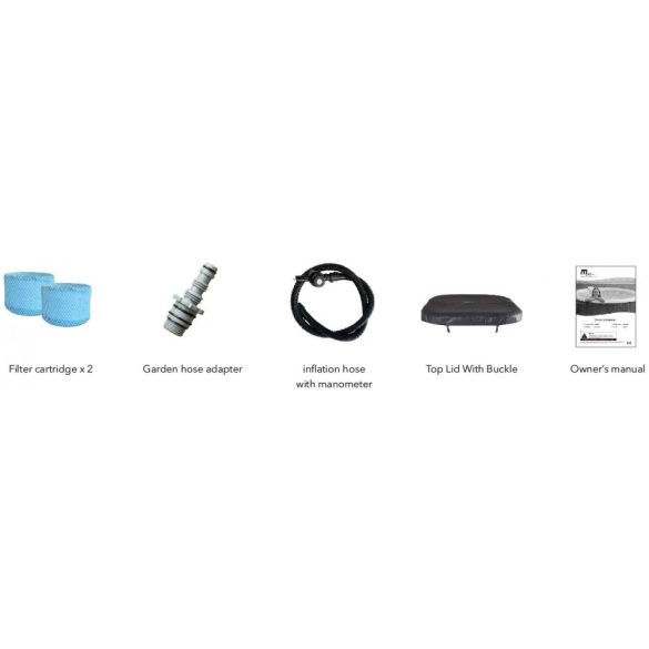 MSpa CONFORT Tekapo C-TE041 felfújható pezsgőfürdő 4 szem. jacuzzi