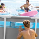 Intex Prism Frame medence Clearview készlet 427x107 cm (ÚJ) 26722