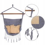 Brazil függőszék párnákkal szürke